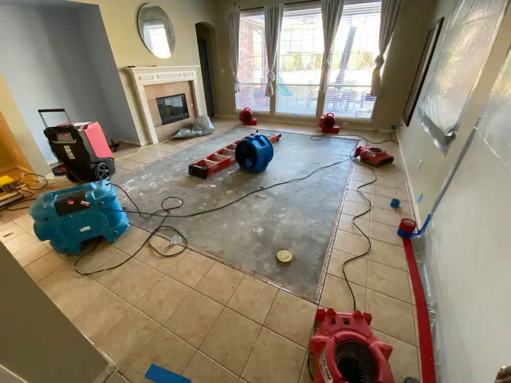 water damage restoration service Oak Run